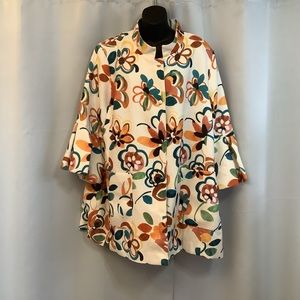 Nuage Blazer Jacket Women’s Size 1X Floral